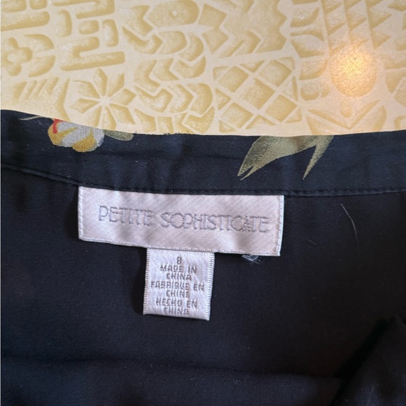 Vintage Floral Black Skirt - Picture 6 of 9